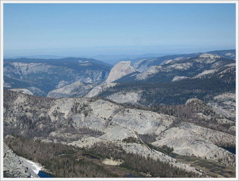 2010-07-02 Vogelsang (21) Half Dome Close up